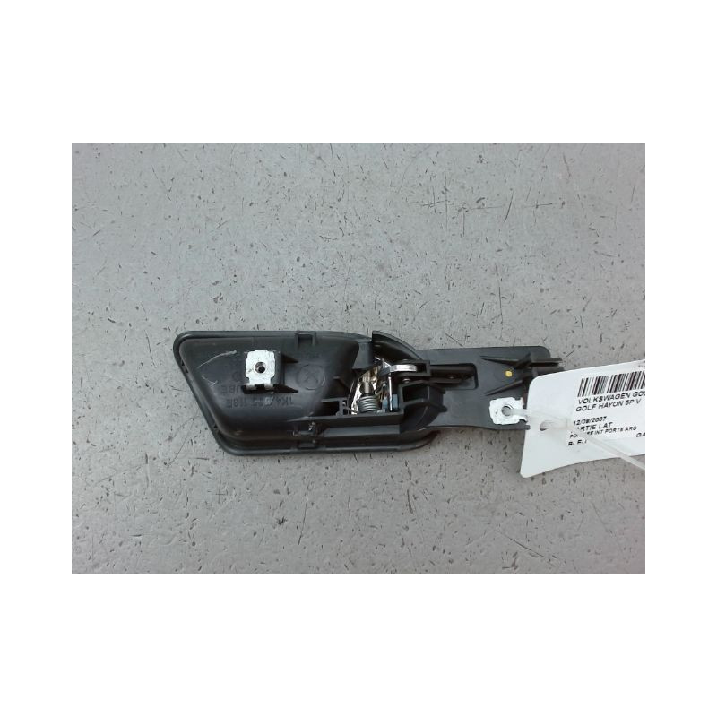 POIGNEE INTERIEURE PORTE ARRIERE GAUCHE VOLKSWAGEN GOLF V 2003-2008