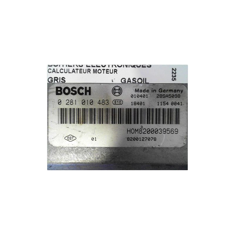 CALCULATEUR MOTEUR RENAULT MEGANE SCENIC 1996-1999