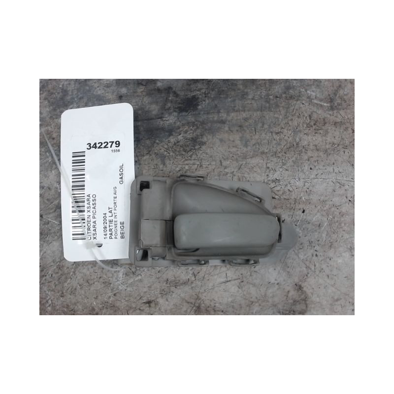 POIGNEE INTERIEURE PORTE AVANT GAUCHE CITROEN XSARA PICASSO