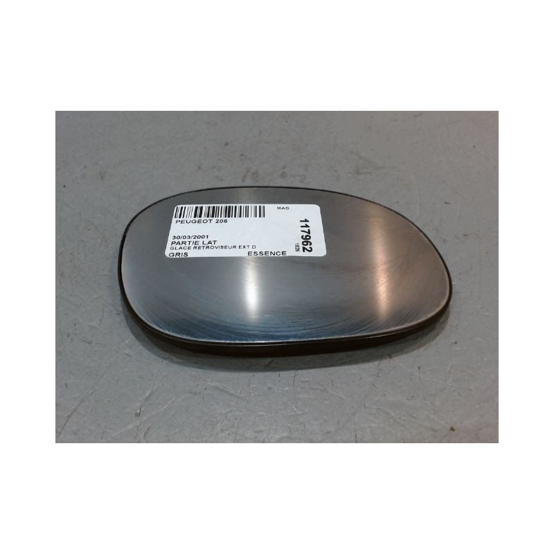 GLACE RETROVISEUR EXT D PEUGEOT 206