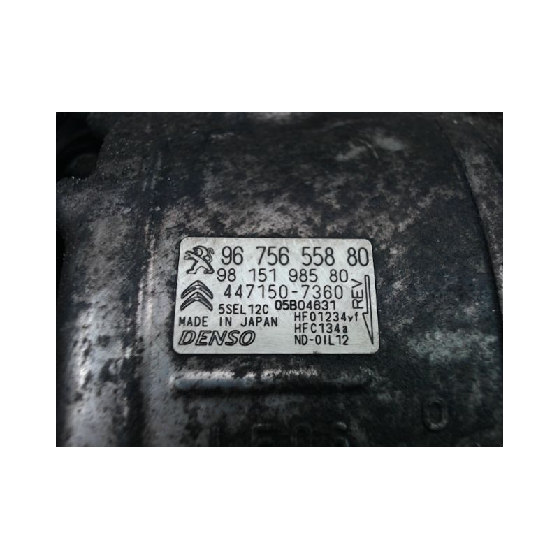 COMPRESSEUR AIR CONDITIONNE CITROEN C3 AIRCR.