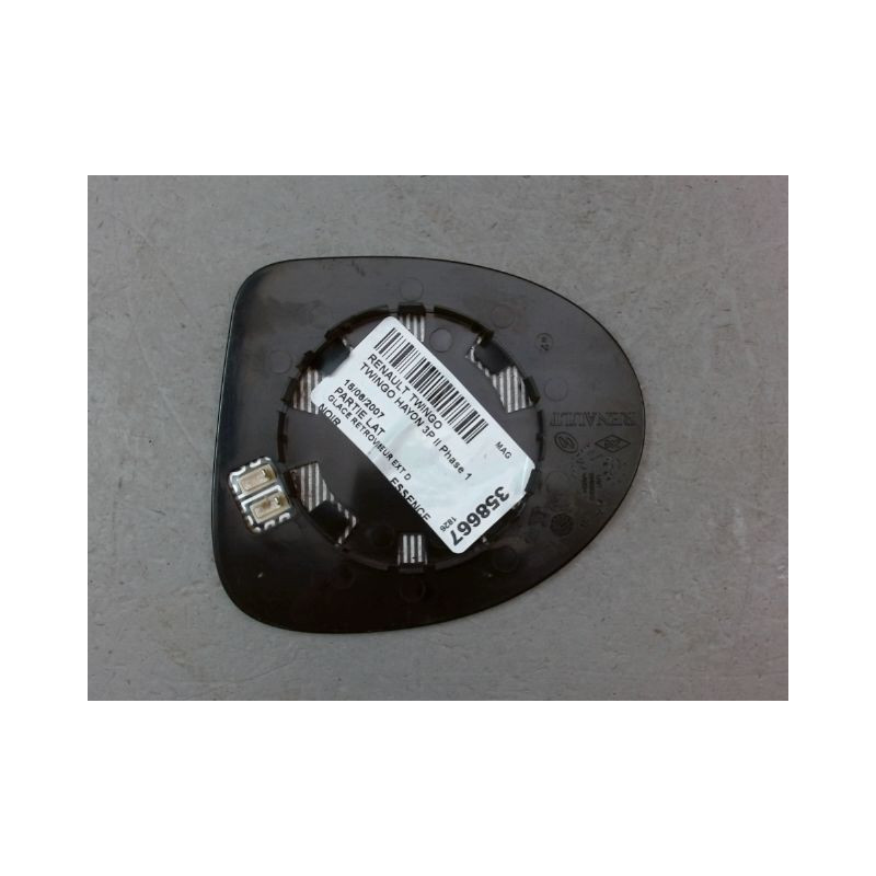GLACE RETROVISEUR EXT D RENAULT TWINGO II Phase 1 2007-2011