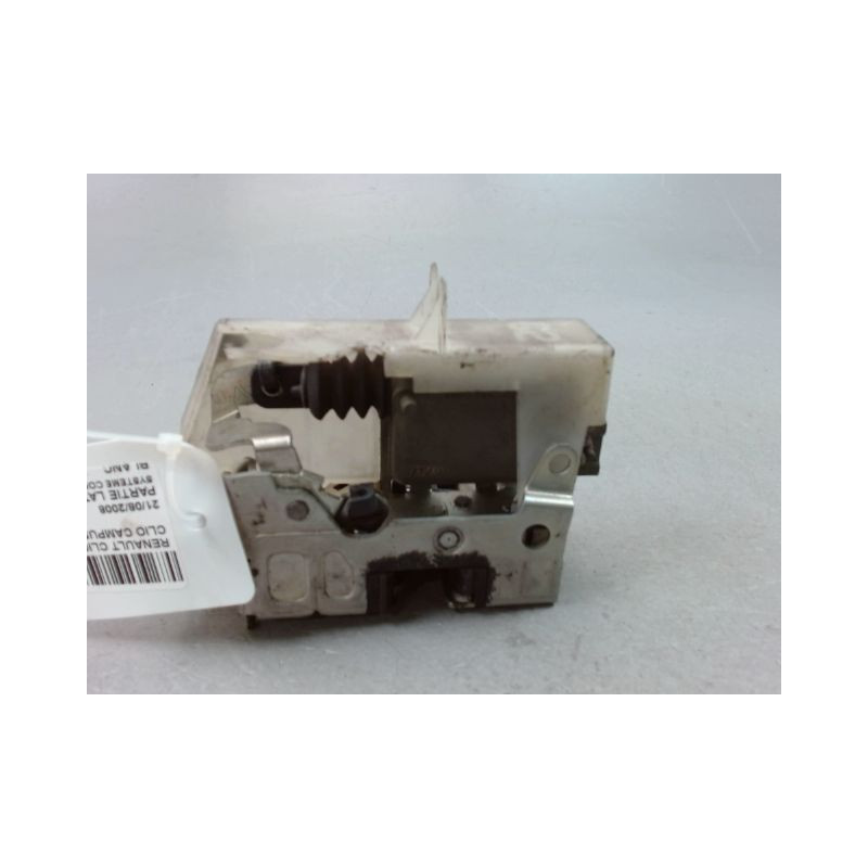 SYSTEME CONDAMNATION ARRIERE GAUCHE RENAULT CLIO CAMPUS II Phase 1 2006-2009