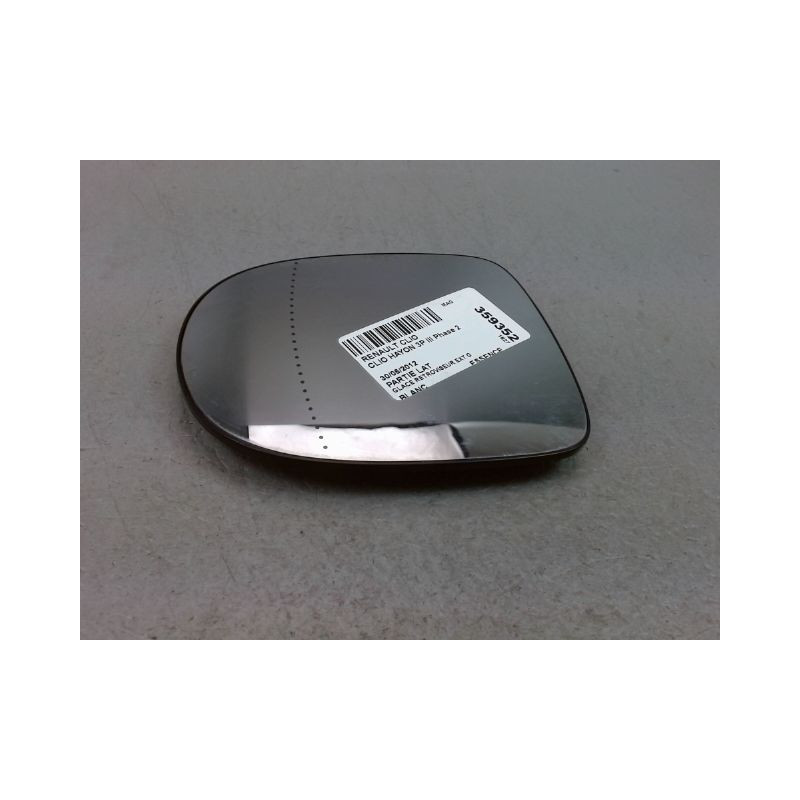 GLACE RETROVISEUR EXT G RENAULT CLIO III Phase 2 2009-2014