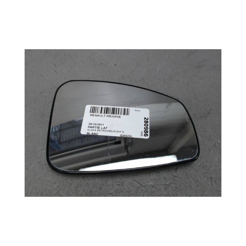 GLACE RETROVISEUR EXT D RENAULT MEGANE