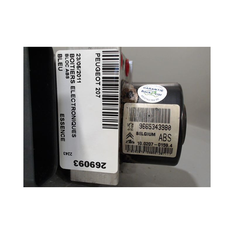 UNITE HYDRAULIQUE ABS PEUGEOT 207