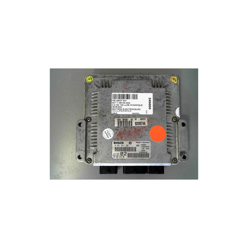 CALCULATEUR MOTEUR PEUGEOT 607 99-2004