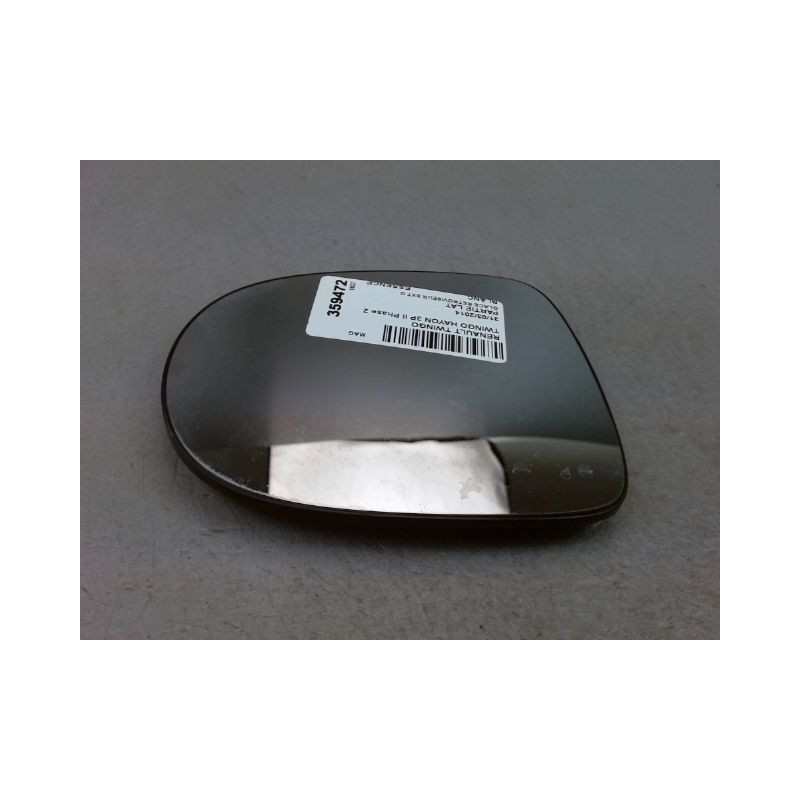 GLACE RETROVISEUR EXT G RENAULT TWINGO II Phase 2 2011-2014