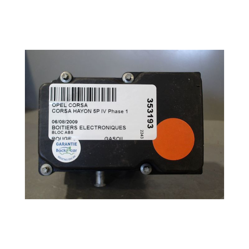 UNITE HYDRAULIQUE ABS OPEL CORSA