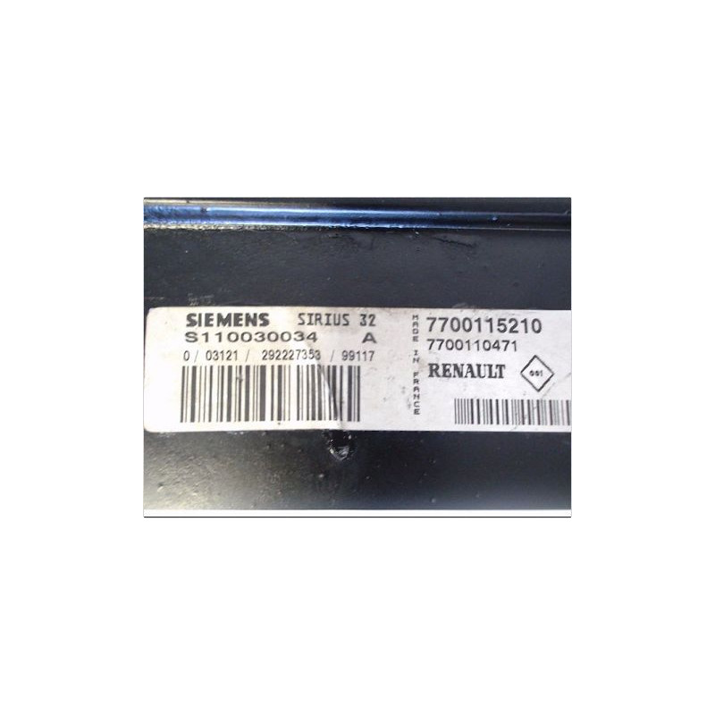 CALCULATEUR MOTEUR RENAULT MEGANE I CAB PH2 99-03
