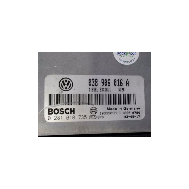 CALCULATEUR MOTEUR VOLKSWAGEN TRANSPORTER COMBI 03-09