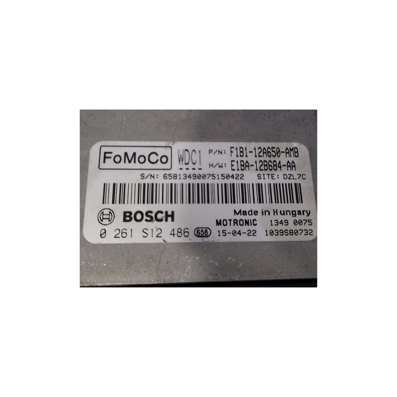 CALCULATEUR MOTEUR FORD FIESTA 2012-