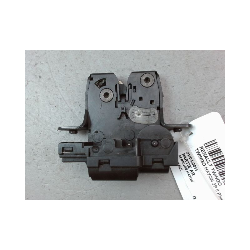 SERRURE HAYON  RENAULT TWINGO II Phase 1 2007-2011