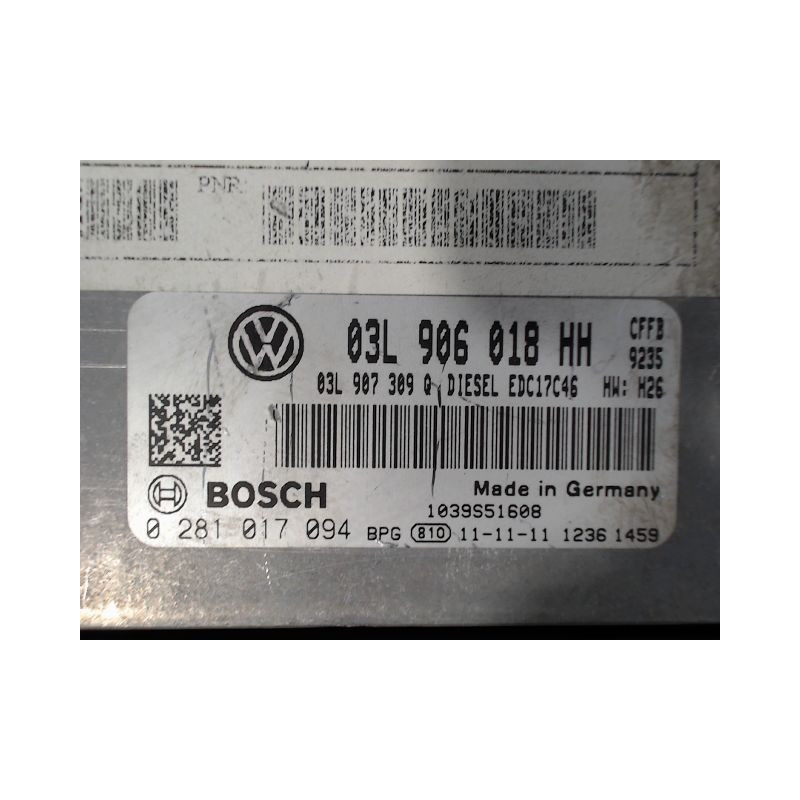 CALCULATEUR MOTEUR VOLKSWAGEN SHARAN