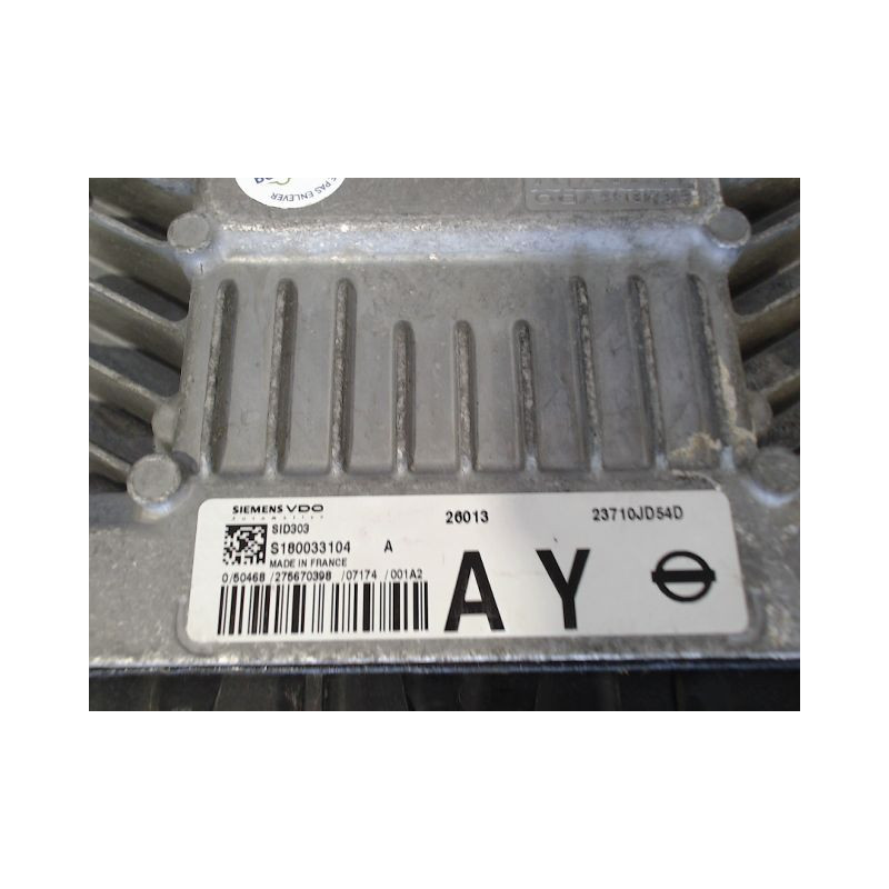 CALCULATEUR MOTEUR NISSAN QASHQAI BREAK I Phase 1 2007-2010
