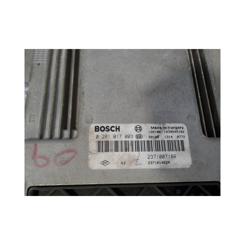 CALCULATEUR MOTEUR RENAULT TRAFIC FG L1H1 II Phase 2 -1000- CRT 2006-...