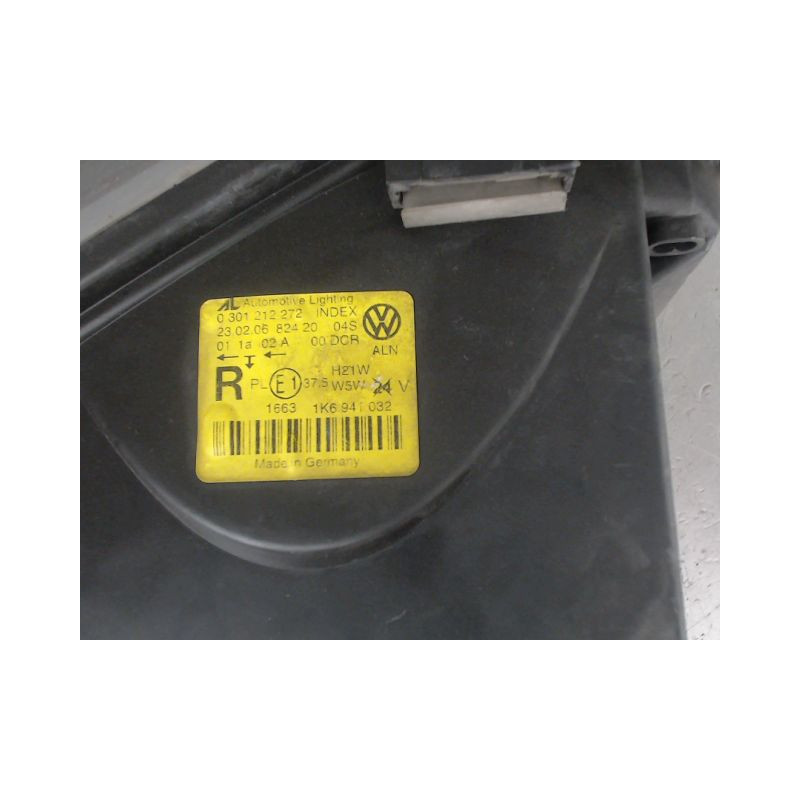 PHARE DROIT VOLKSWAGEN GOLF