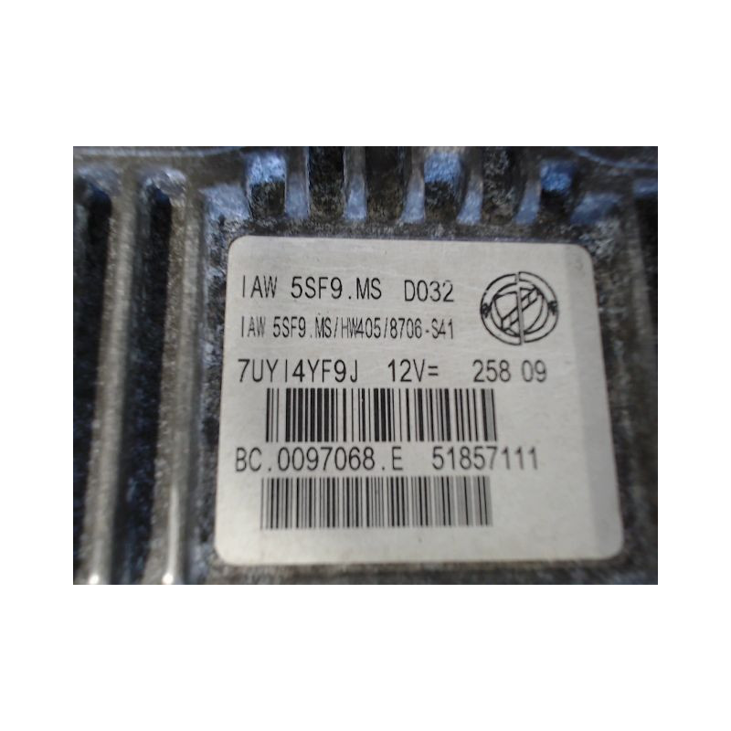 CALCULATEUR MOTEUR FIAT 500 2007-