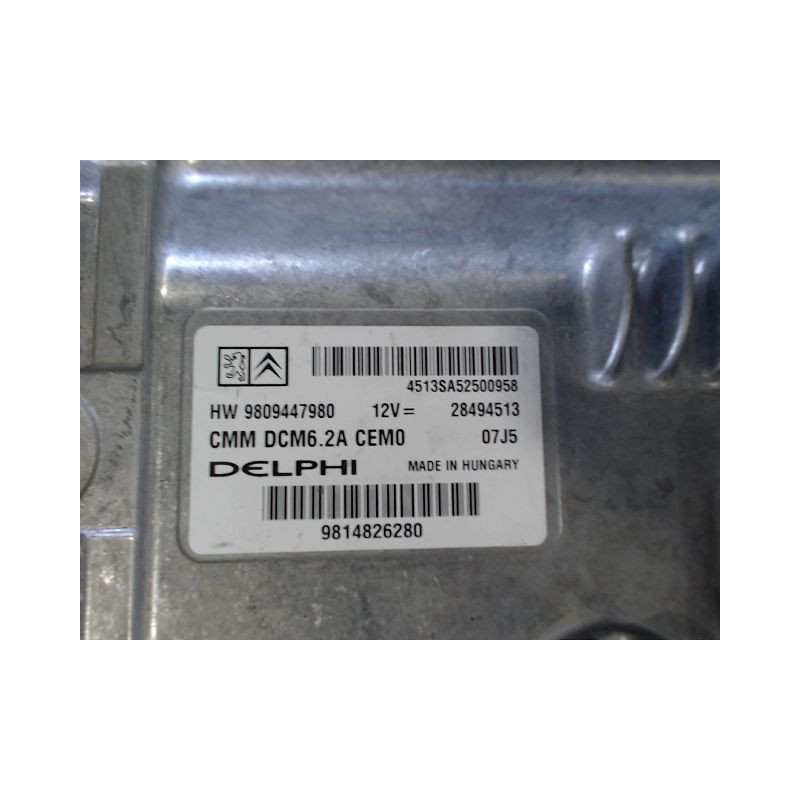 CALCULATEUR MOTEUR PEUGEOT 508 2010-