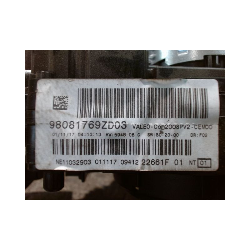 BLOC COMMODOS PEUGEOT 2008