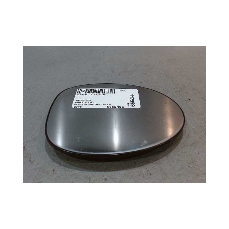 GLACE RETROVISEUR EXT D RENAULT TWINGO