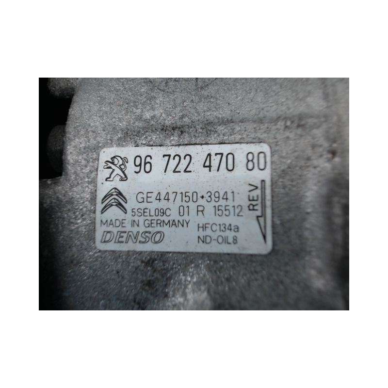 COMPRESSEUR AIR CONDITIONNE CITROEN C3