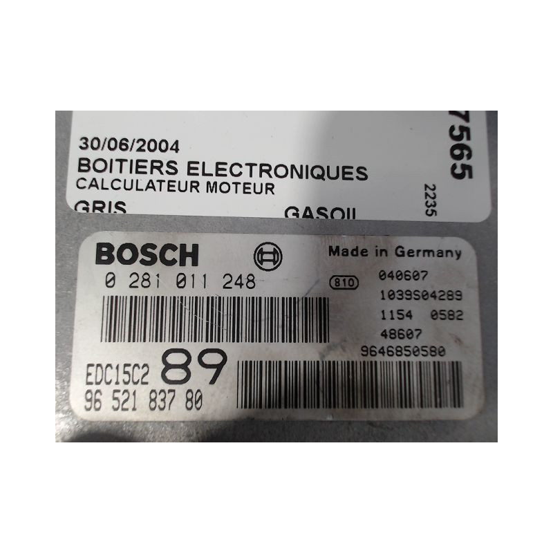 CALCULATEUR MOTEUR PEUGEOT 307