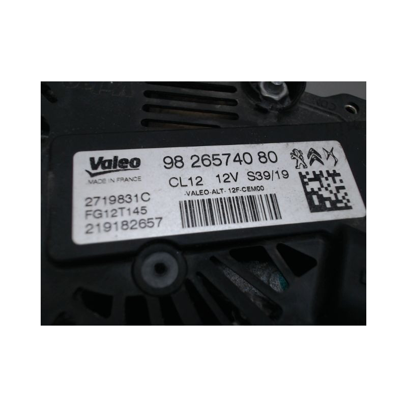 ALTERNATEUR PEUGEOT 2008