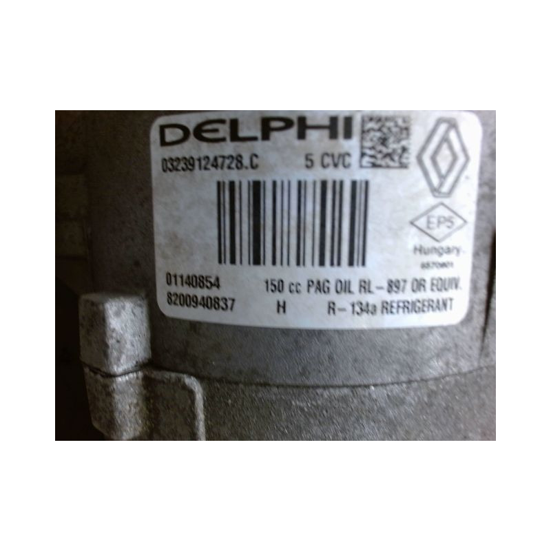 COMPRESSEUR AIR CONDITIONNE RENAULT SCENIC II PH.2 2008-