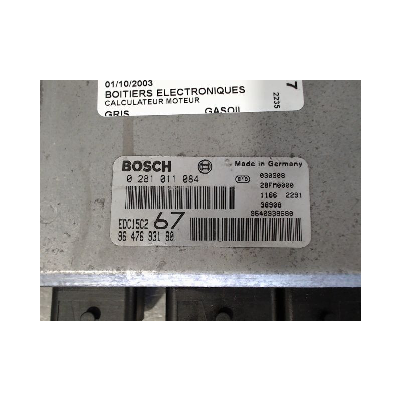 CALCULATEUR MOTEUR CITROEN XSARA PICASSO MONOSP. 1999-2010