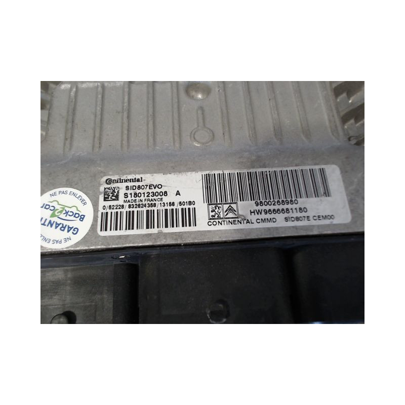 CALCULATEUR MOTEUR PEUGEOT 3008 BREAK I Phase 1 2009-2013
