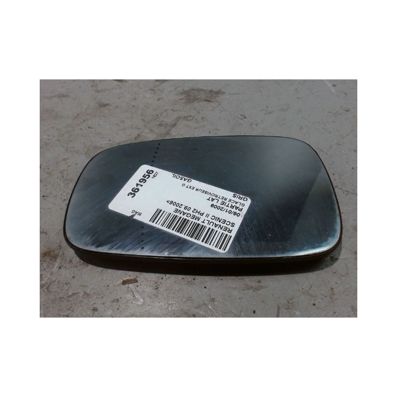 GLACE RETROVISEUR EXT G RENAULT SCENIC II PH2 2006-
