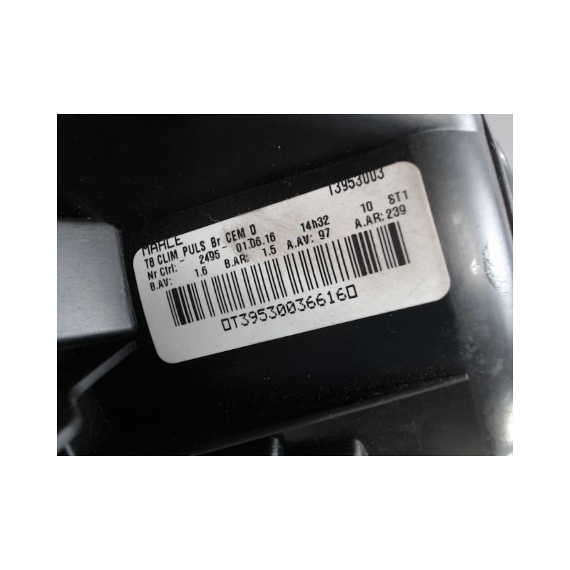 MOTEUR VENTILATEUR CHAUFFAGE PEUGEOT 3008