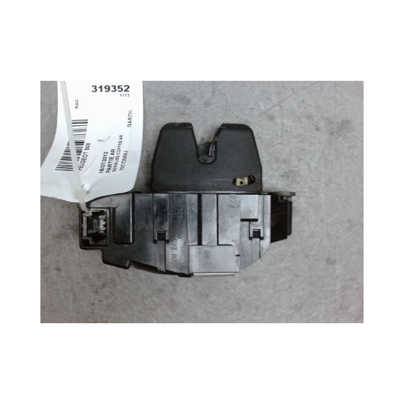 SERRURE COFFRE ARRIERE PEUGEOT 508