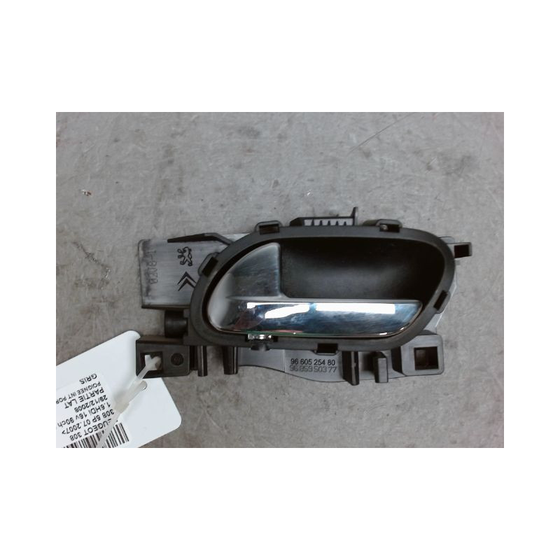 POIGNEE INTERIEURE PORTE AVANT GAUCHE PEUGEOT 308 2007-