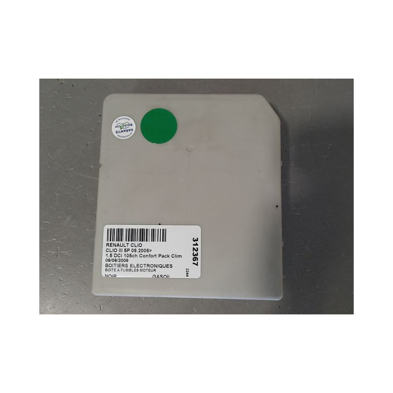 BOITE A FUSIBLES RENAULT CLIO III 2005-