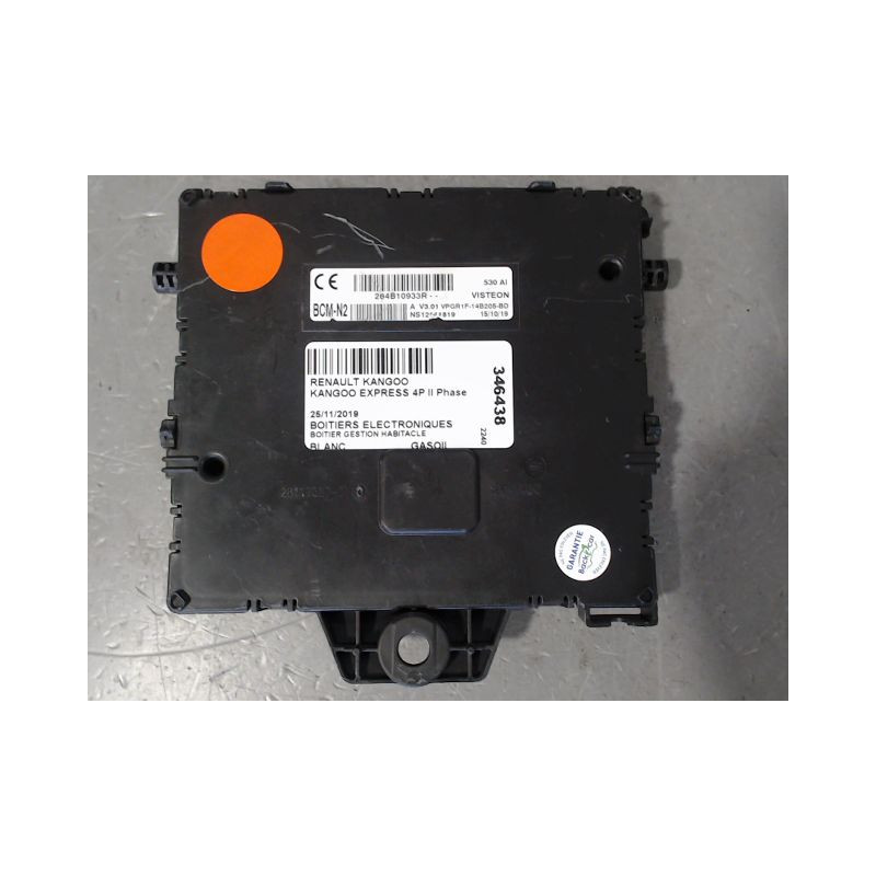 BOITIER GESTION HABITACLE RENAULT KANGOO EXPRESS II Phase 2 2013-...