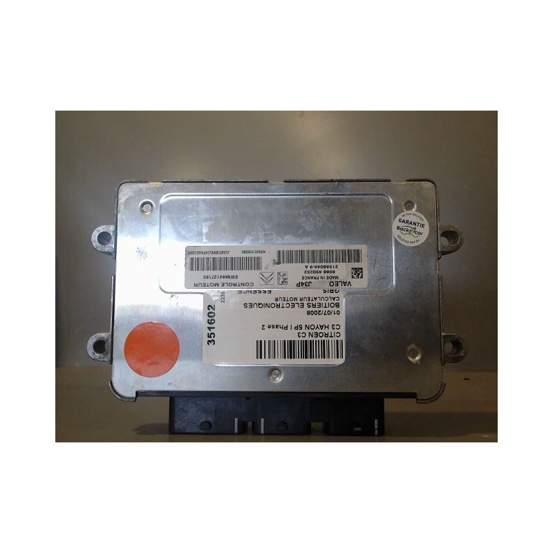 CALCULATEUR MOTEUR CITROEN C3 I Phase 2 2005-2010