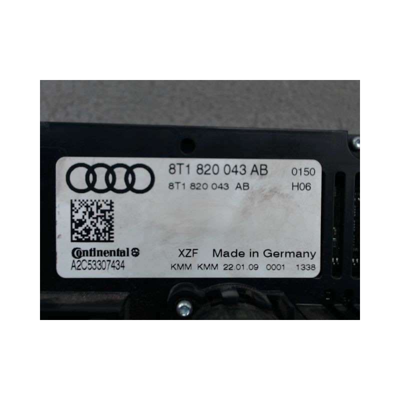 COMMANDE DE CHAUFFAGE AUDI A5