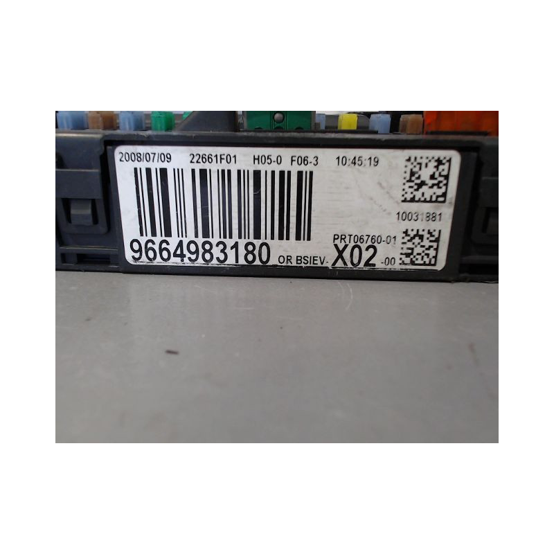 BOITIER GESTION HABITACLE PEUGEOT 207