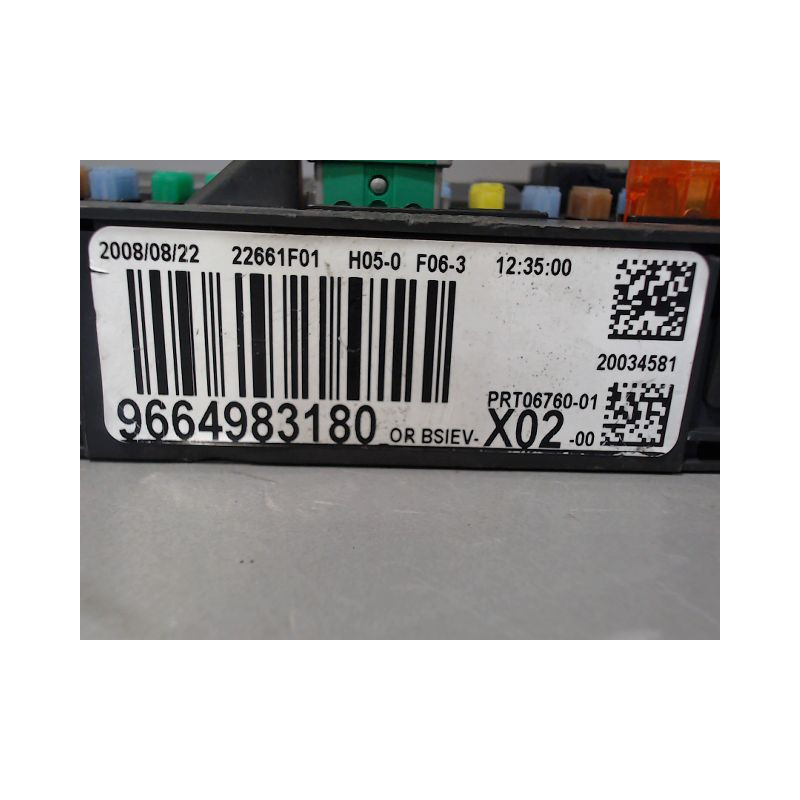 BOITIER GESTION HABITACLE PEUGEOT 207
