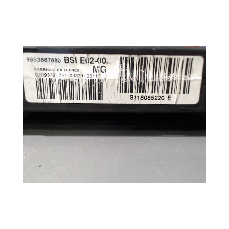 BOITIER GESTION HABITACLE PEUGEOT 206 1.4 HDI 70