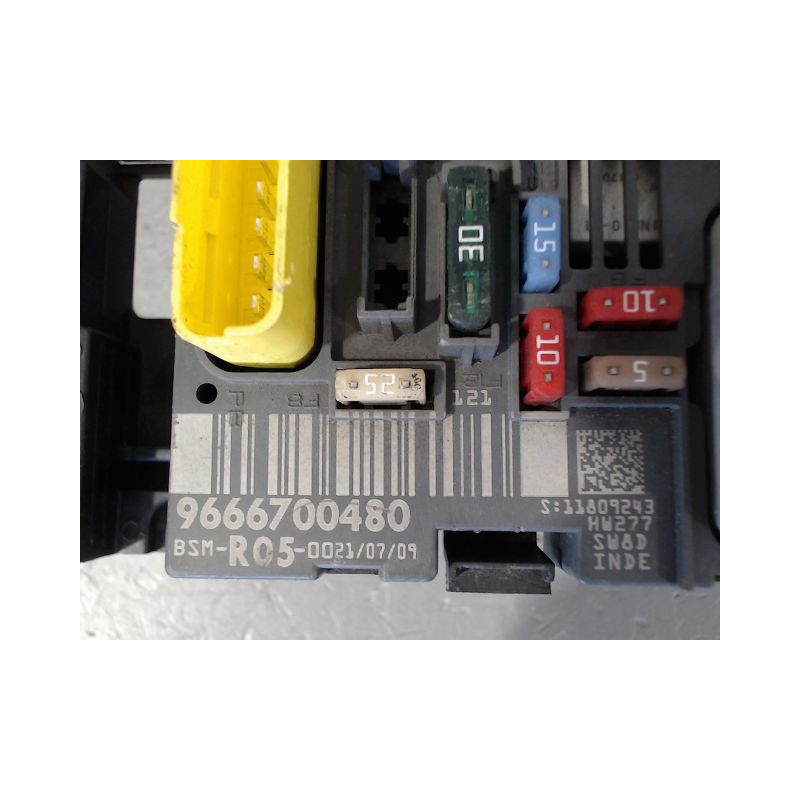 BOITE A FUSIBLES PEUGEOT 308 I Phase 1 2007-2011