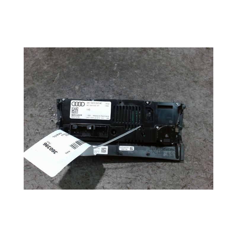 COMMANDE DE CHAUFFAGE AUDI A4