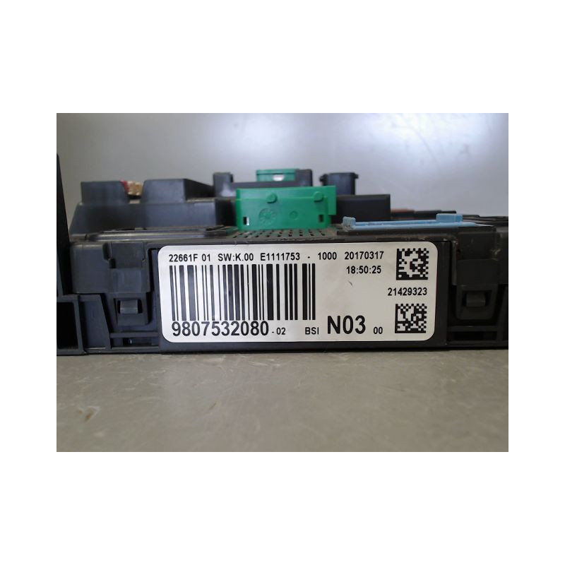 BOITIER GESTION HABITACLE PEUGEOT 208