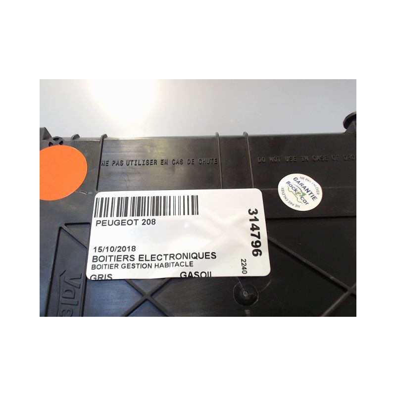 BOITIER GESTION HABITACLE PEUGEOT 208