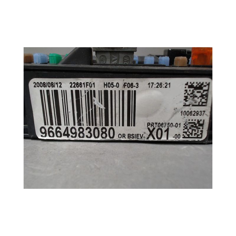 BOITIER GESTION HABITACLE PEUGEOT 207 3P
