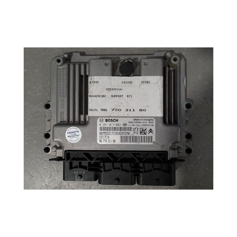 CALCULATEUR MOTEUR PEUGEOT 206