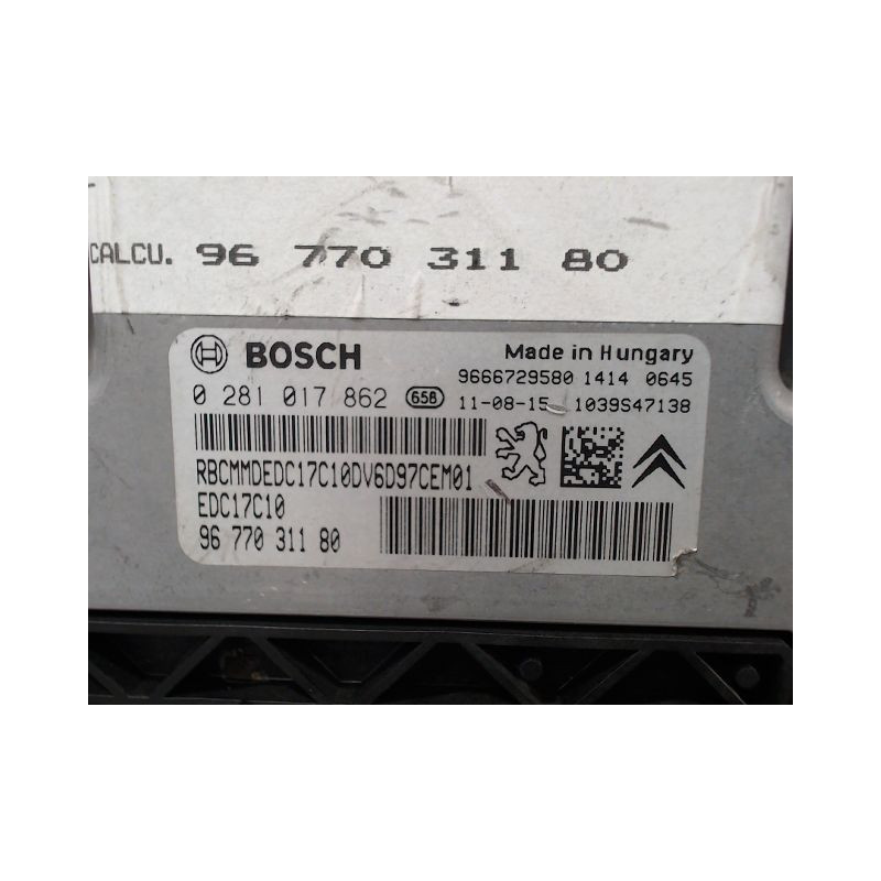 CALCULATEUR MOTEUR PEUGEOT 206