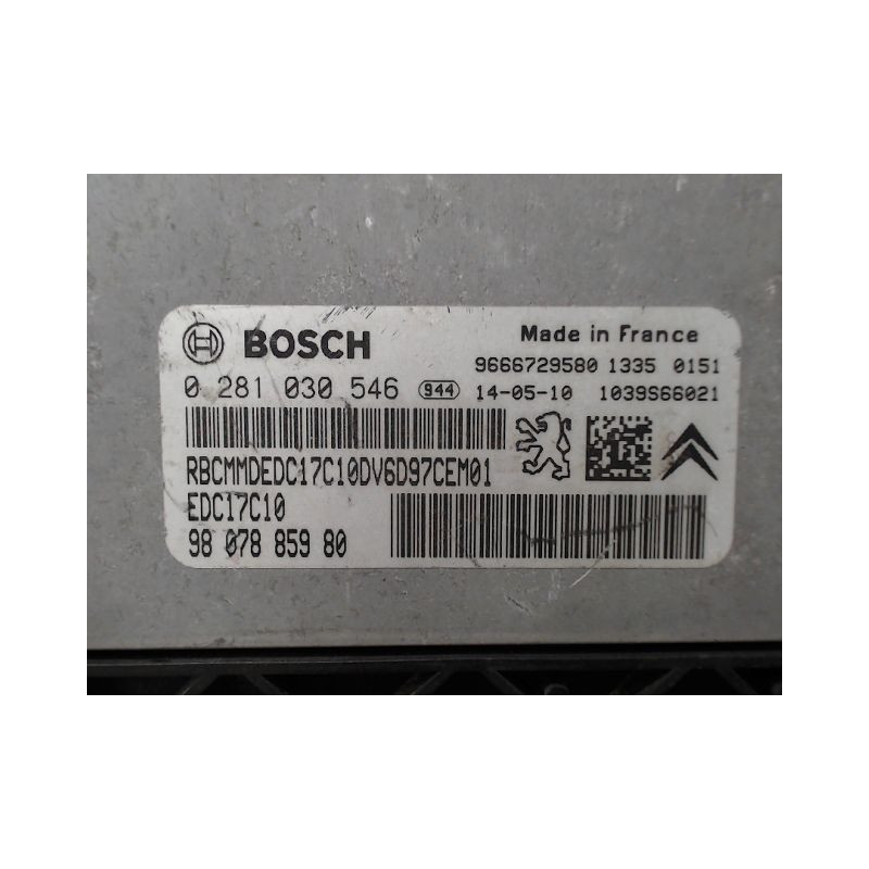CALCULATEUR MOTEUR PEUGEOT 2008 Phase 1 2013-...